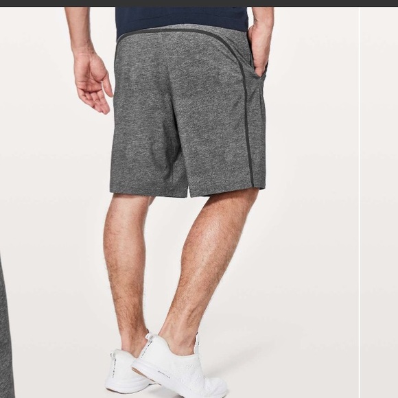 Lululemon Pace Breaker Out Of Mind Liner 9" Heathered Deep Coal M-110 Sz S - Picture 4 of 10